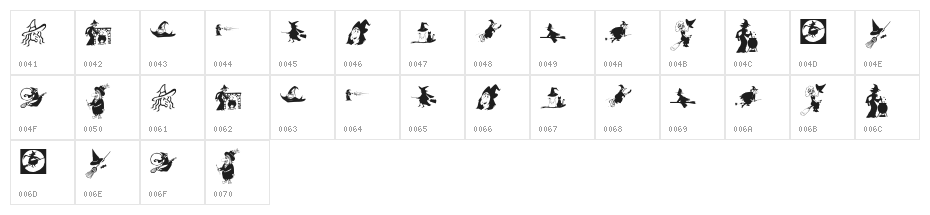 KR Oh Witchy Poo! Character Map