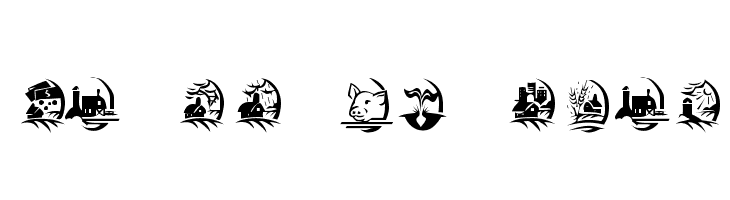 KR On The Farm  フリーフォントのダウンロード