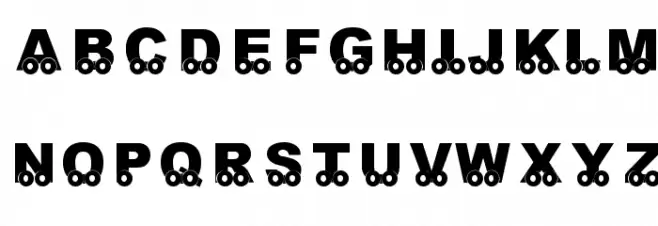 KR On The Go Font LOWERCASE