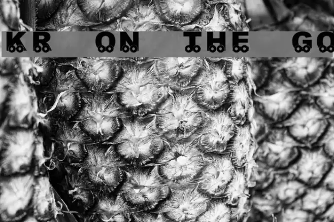 KR On The Go Font examples