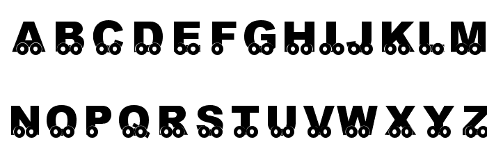 KR On The Go Font LOWERCASE