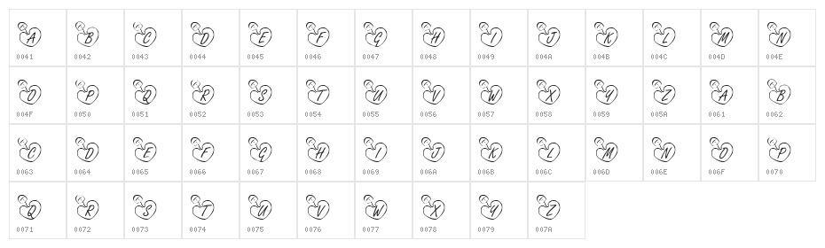 KR Online Love Character Map