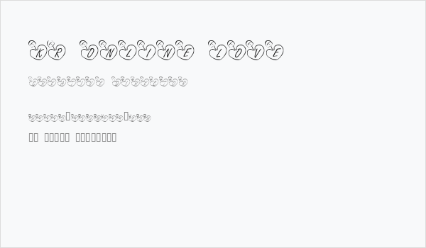 KR Online Love Business Card