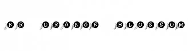 KR Orange Blossom  Fuentes Gratis Descargar