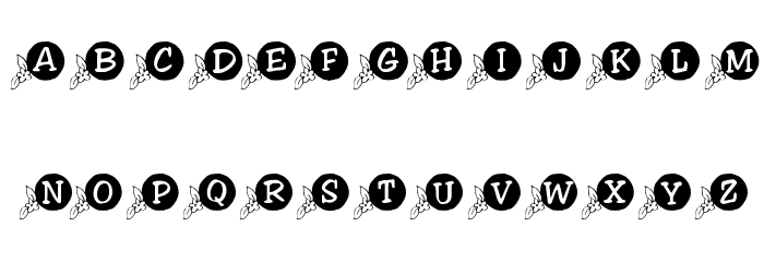 KR Orange Blossom Font LOWERCASE