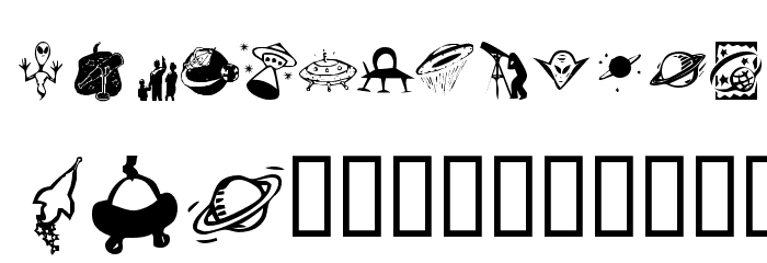 KR Out Of This World Fonte MINÚSCULAS