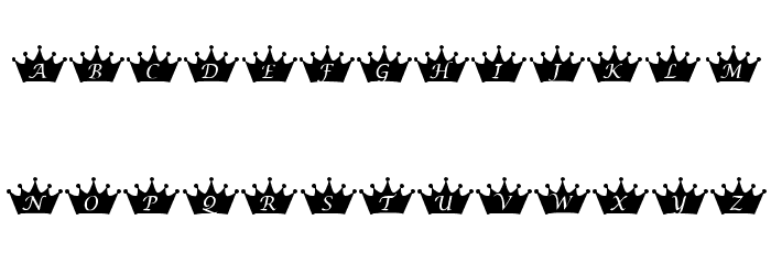 KR PRincEsS Font LOWERCASE