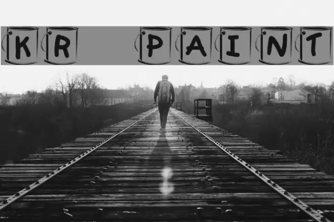 KR Paint Font examples