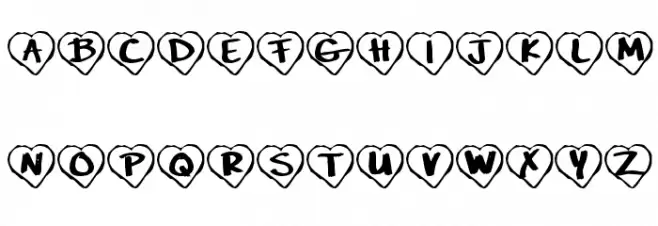 KR Paper Hearts Fuentes MINÚSCULAS