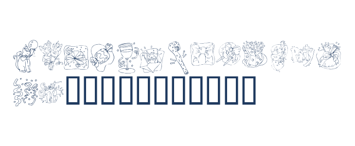 KR Party Time Dings Lowercase