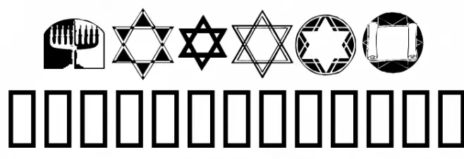 KR Passover Dings Schriftart Groß