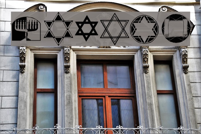 KR Passover Dings Font examples