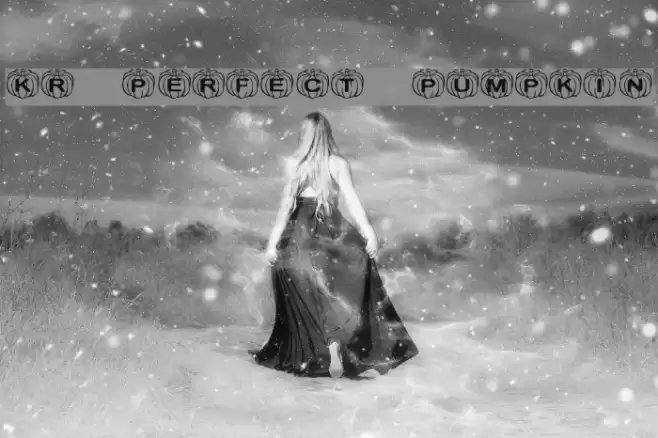 KR Perfect Pumpkin Font examples