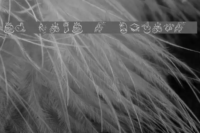 KR Pick A Holiday 2 Font examples