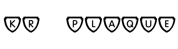 KR Plaque  Free Fonts Download