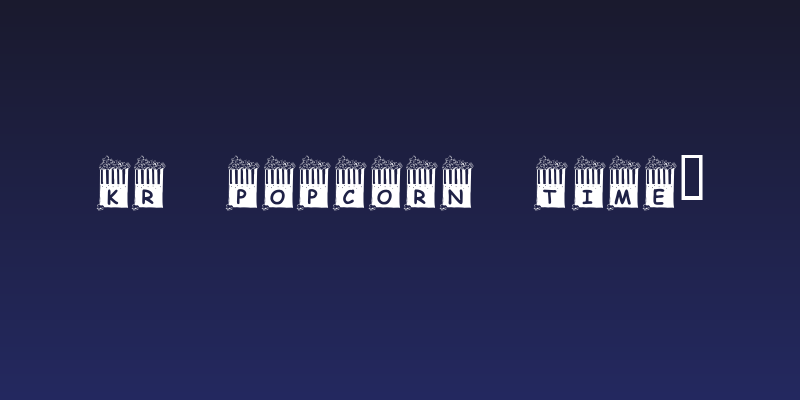 KR Popcorn Time! Social Header
