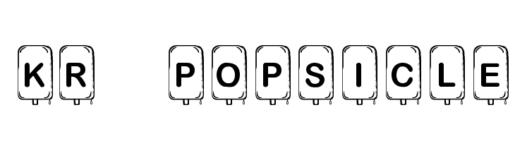 KR Popsicle  Free Fonts Download