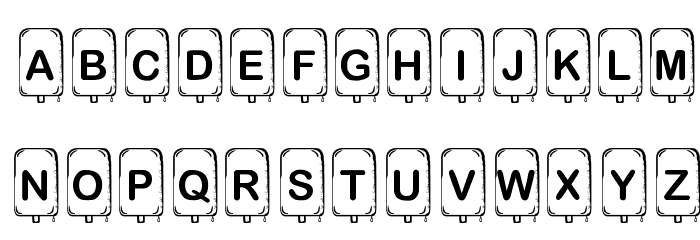 KR Popsicle Font OTHER CHARS