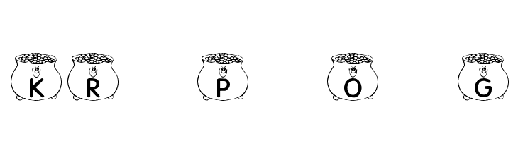KR Pot O' Gold  Free Fonts Download