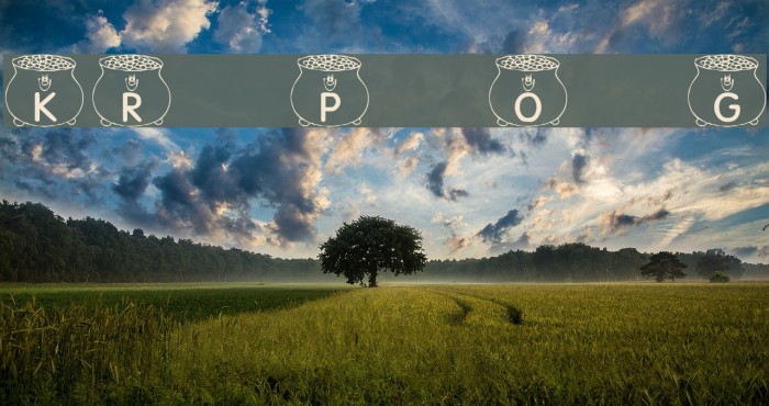 KR Pot O' Gold Font examples