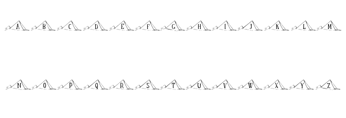 KR Pyramid Font OTHER CHARS