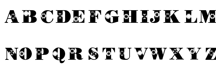 KR Quilt Font LOWERCASE