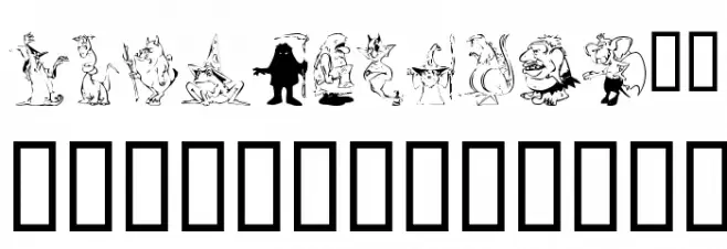 KR RPG Fuentes MINÚSCULAS