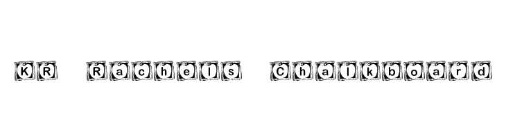 KR Rachel's Chalkboard  Frei Schriftart Herunterladen