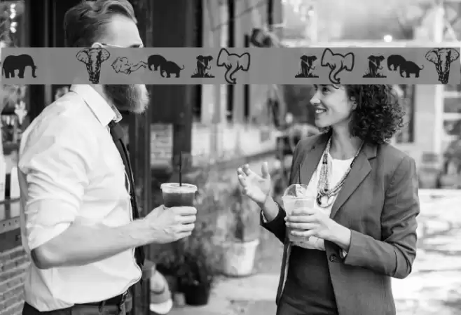 KR Rachel's Elephants Font examples