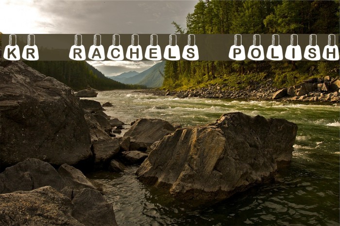 KR Rachel's Polish Font examples
