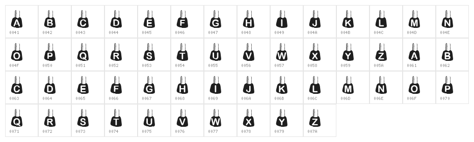 KR Rachel's Polish Character Map