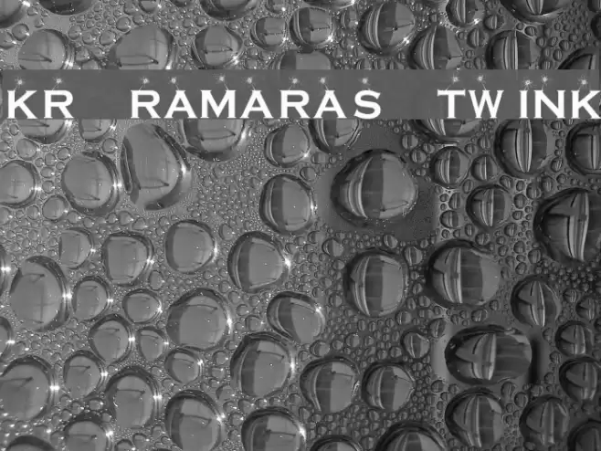 KR Ramara's Twink Font examples