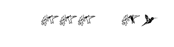 KR Renee's Hummingbirds  font caratteri gratis