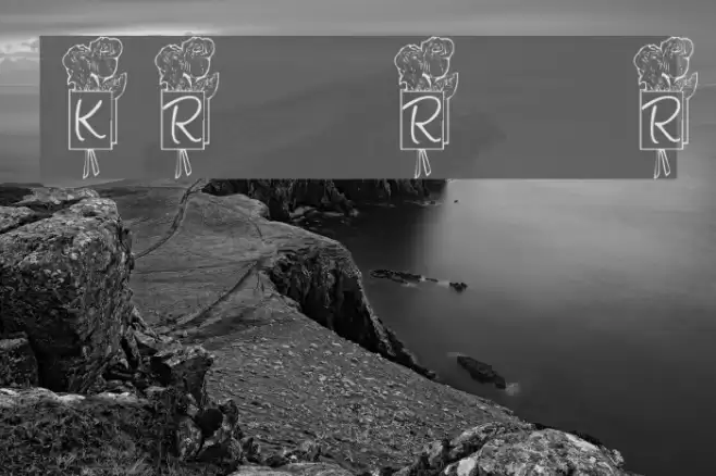 KR Ronny's Rose Font examples