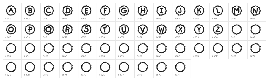 KR Sami's Mark Character Map