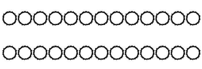 KR Sami's Mark Font LOWERCASE