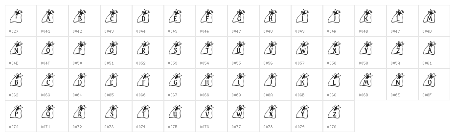 KR Santas Bag Character Map
