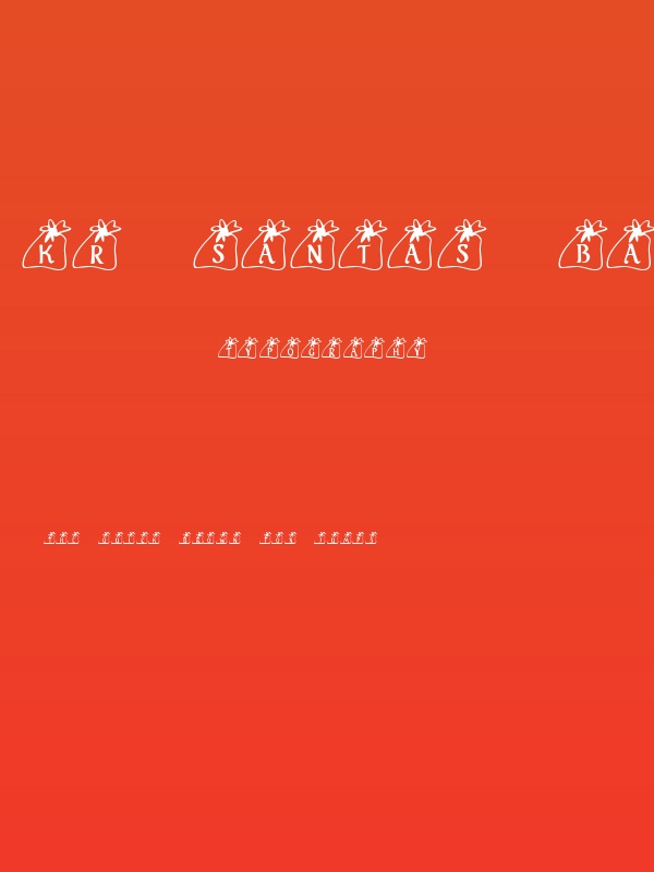 KR Santas Bag Poster