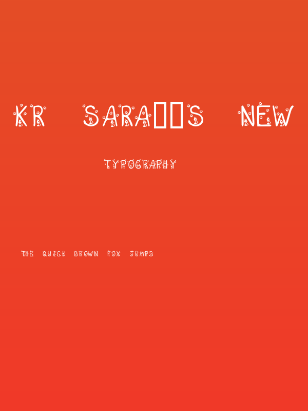 KR Sara's New Kitten Poster