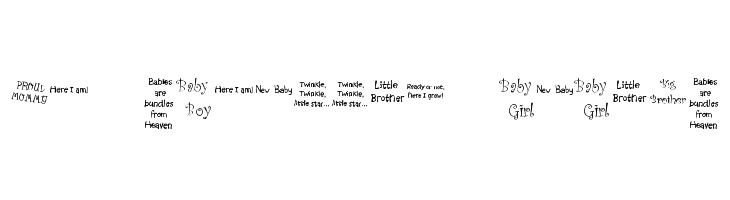 KR Scrappin Babies  Frei Schriftart Herunterladen