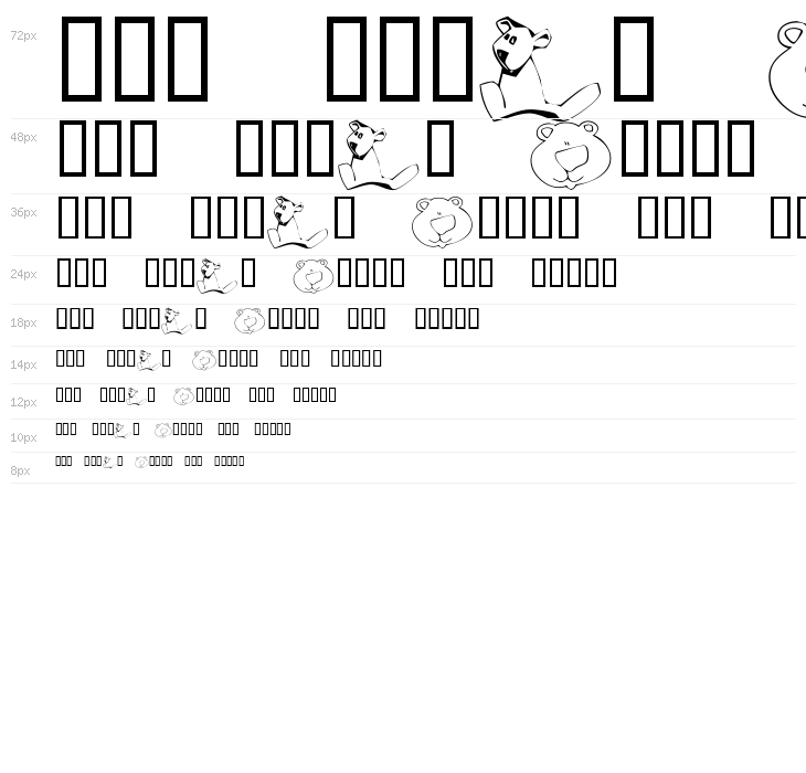 KR Scrappin Bears Waterfall