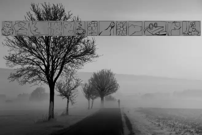 KR Scraps Font examples