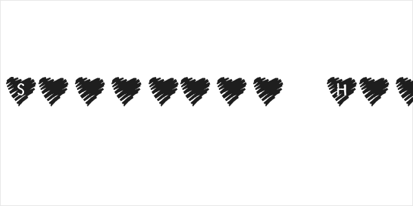 KR Scribble Heart Logo