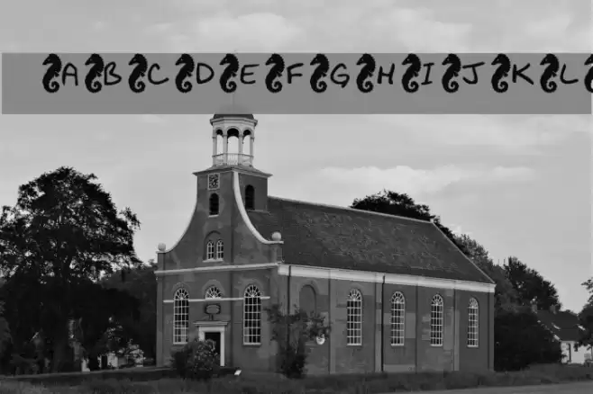 KR Seahorse Font examples