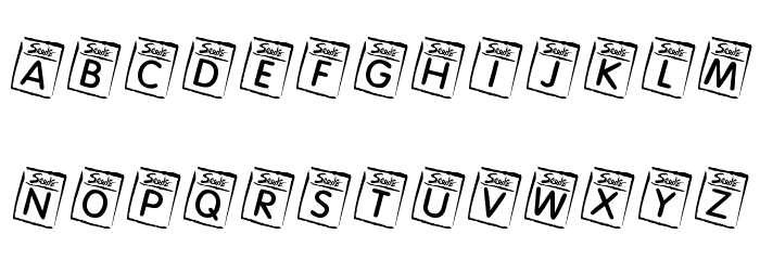 KR Seeds Font LOWERCASE