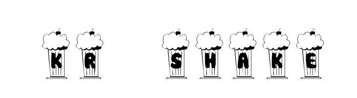 KR Shake Font