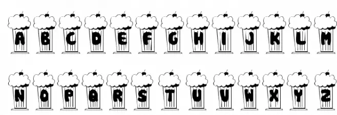 KR Shake Font OTHER CHARS