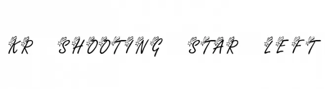 KR Shooting Star [Left]  baixar fontes gratis