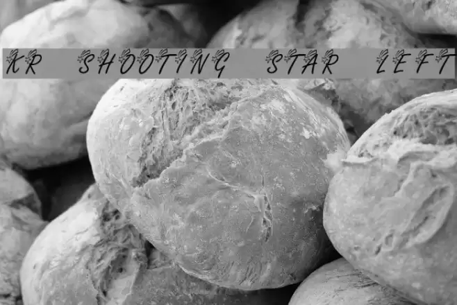 KR Shooting Star [Left] Font examples