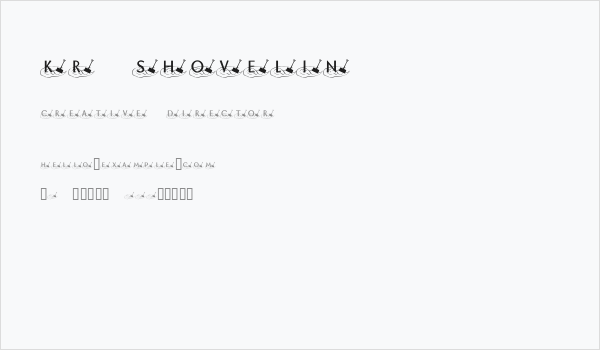 KR Shovelin Business Card